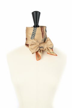 Foulard Hermès « Nous sommes inséparables » de Florence Manlik