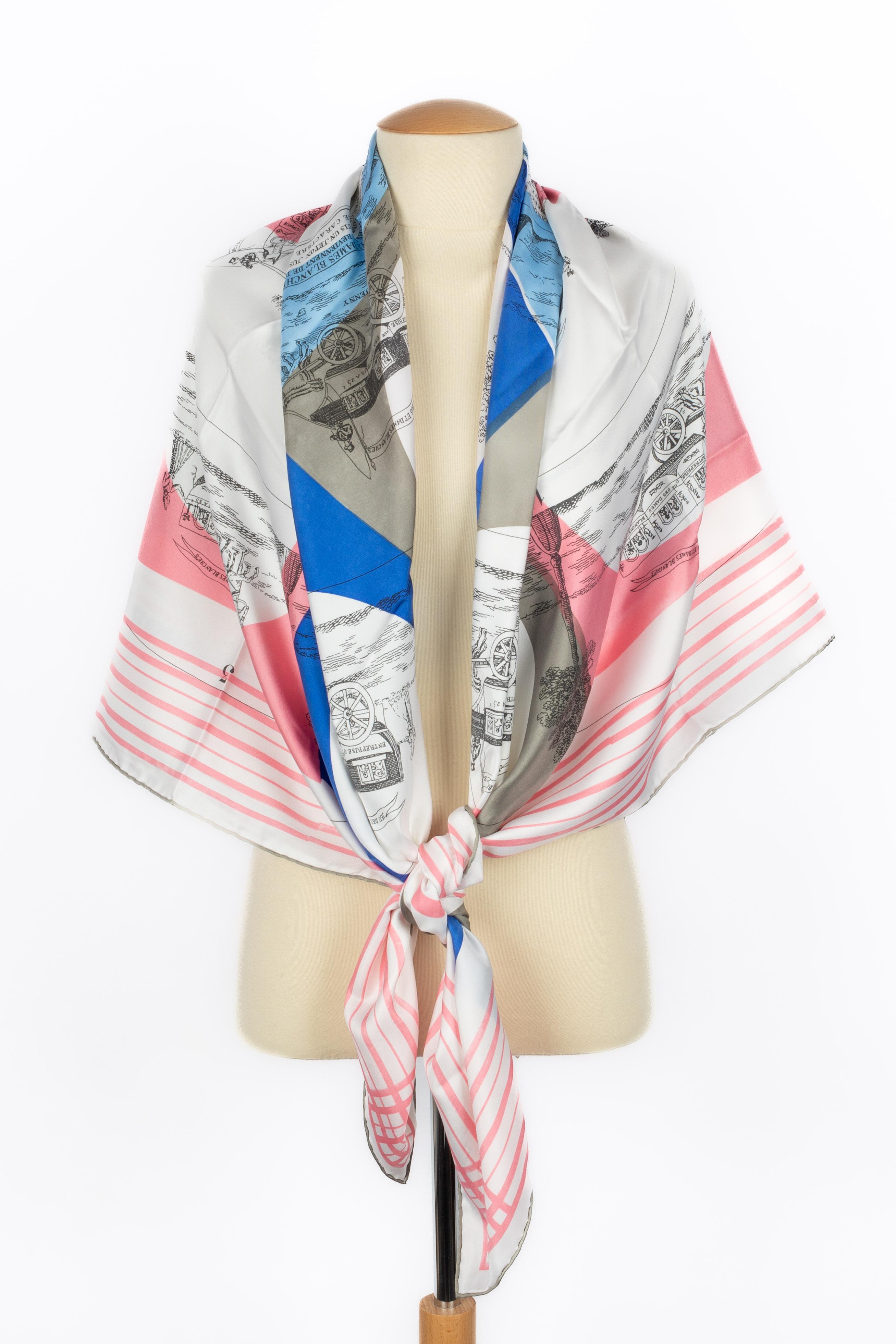 Foulard / sciarpa Hermès 'Omnibus game' in vendita 3