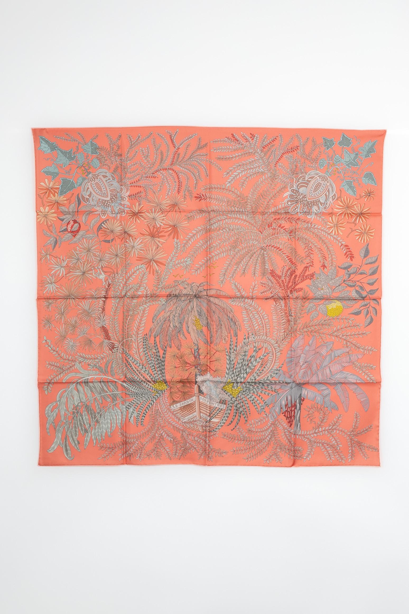 Women's or Men's Hermès foulard / scarf 'Painters' garden'