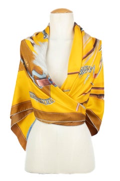 Hermes foulard / scarf 'Projets carrés au crayon'