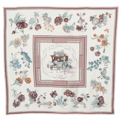 Hermès foulard / scarf 'Quai aux fleurs'