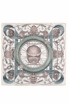 Hermes foulard/scarf 'Route 24' by Elias Kafouros