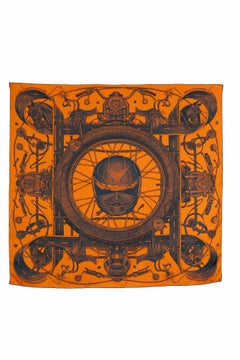 Hermès-Foulard / Schal „Route 24“ von Elias Kafouros