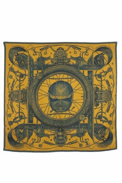 Hermès-Foulard/Schal „Route 24“ von Elias Kafouros