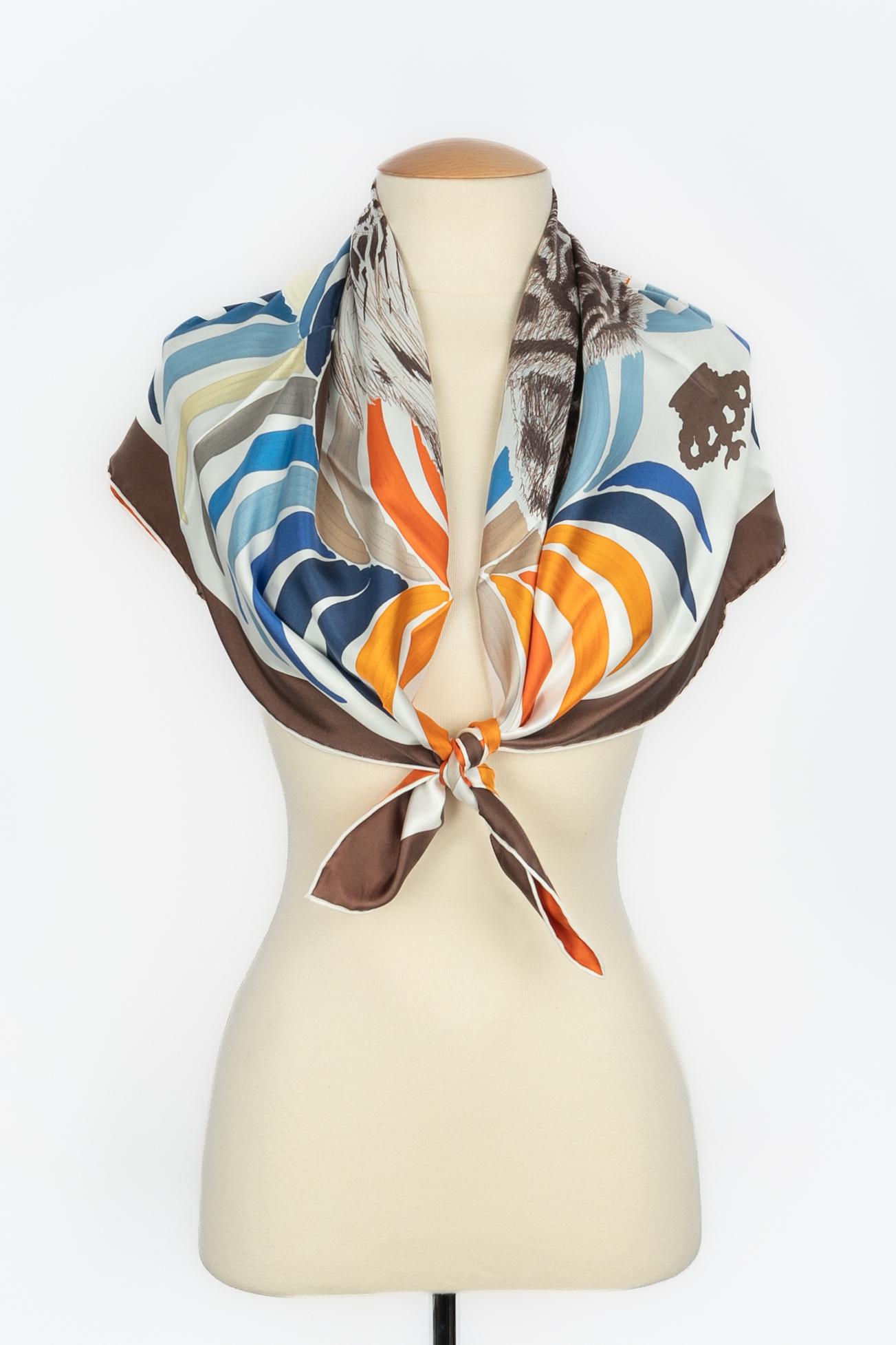 Hermès foulard / scarf 'Royal tiger' 2
