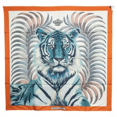 Hermès foulard / scarf 'Royal tiger'