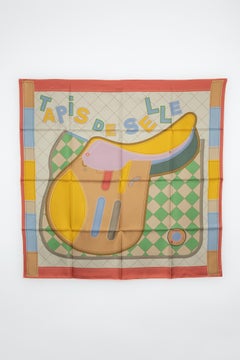 Hermès foulard / scarf 'saddle cloth'