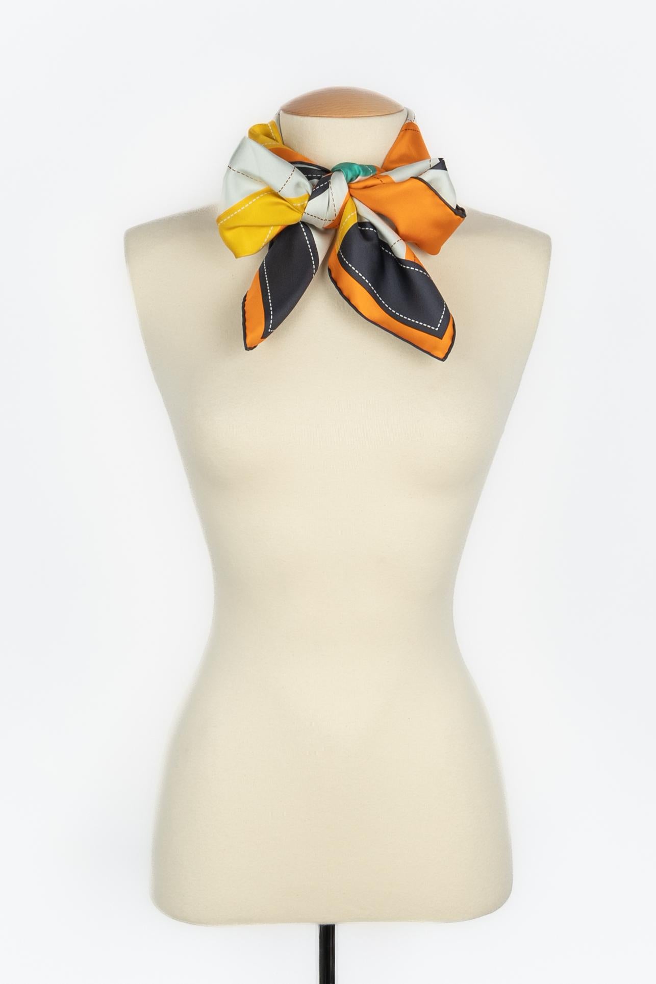 Hermès foulard / scarf 'Saddle cloth' 3