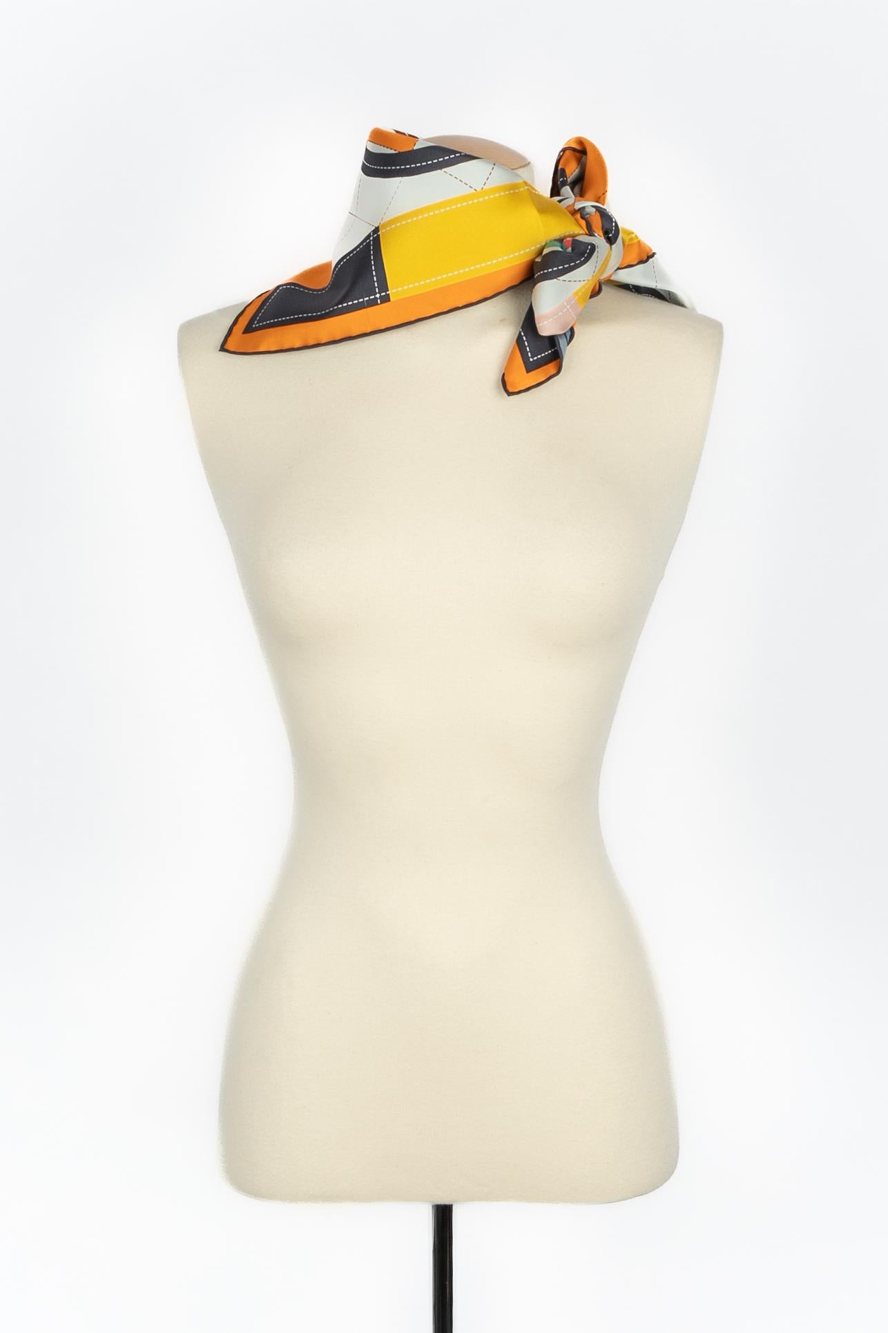 Hermès foulard / scarf 'Saddle cloth' 4