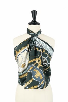 Foulard Hermès « Stately Wheels » de Stuart Patience