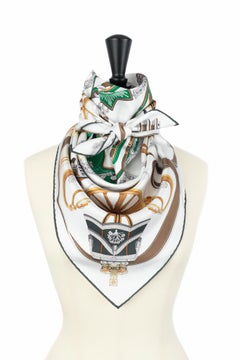 Foulard Hermès « Stately Wheels » de Stuart Patience