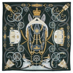 Foulard Hermès « Stately Wheels » de Stuart Patience