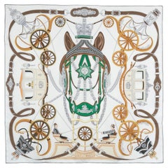 Foulard Hermès « Stately Wheels » de Stuart Patience