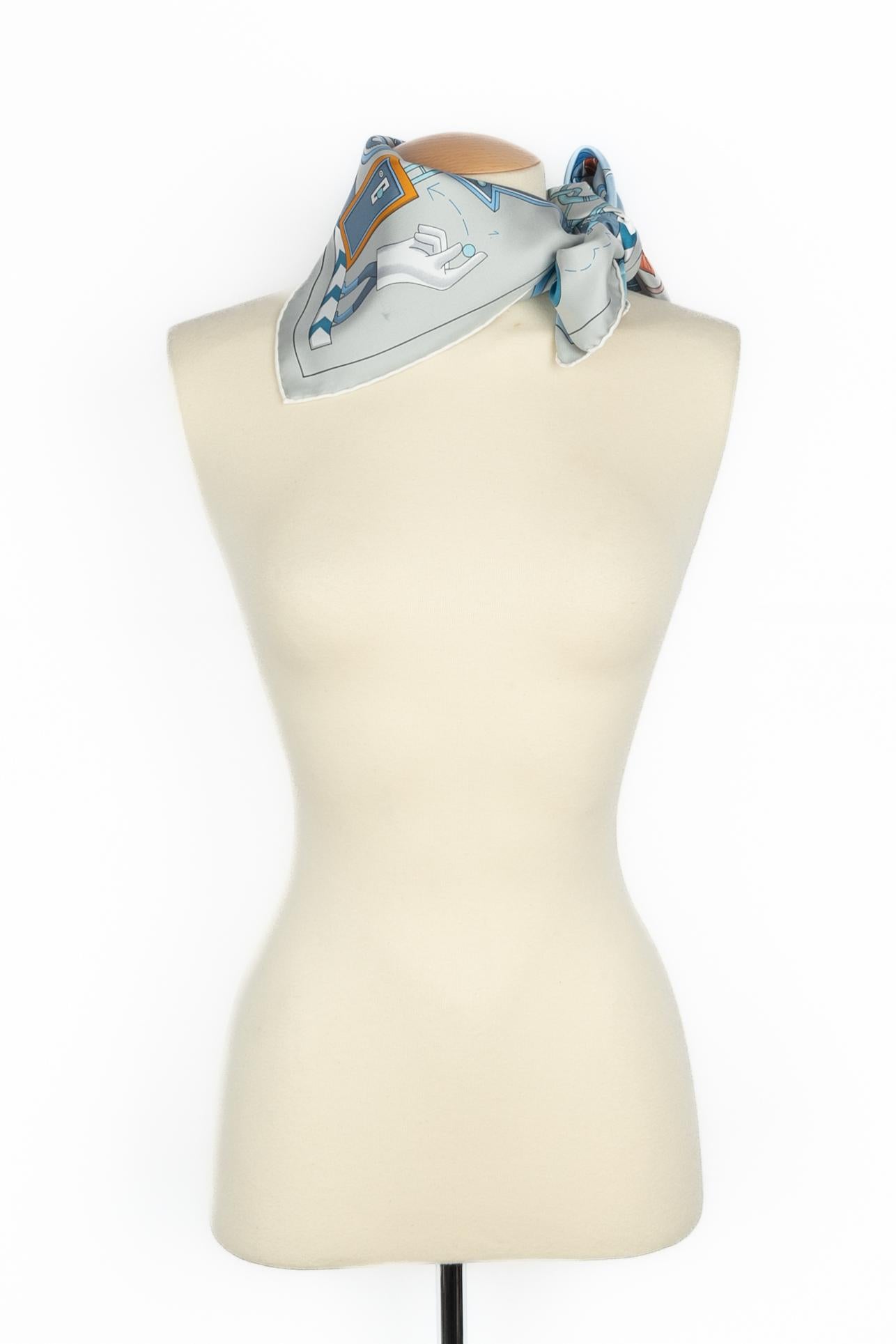 Hermès foulard / scarf 'Tea for two' 5