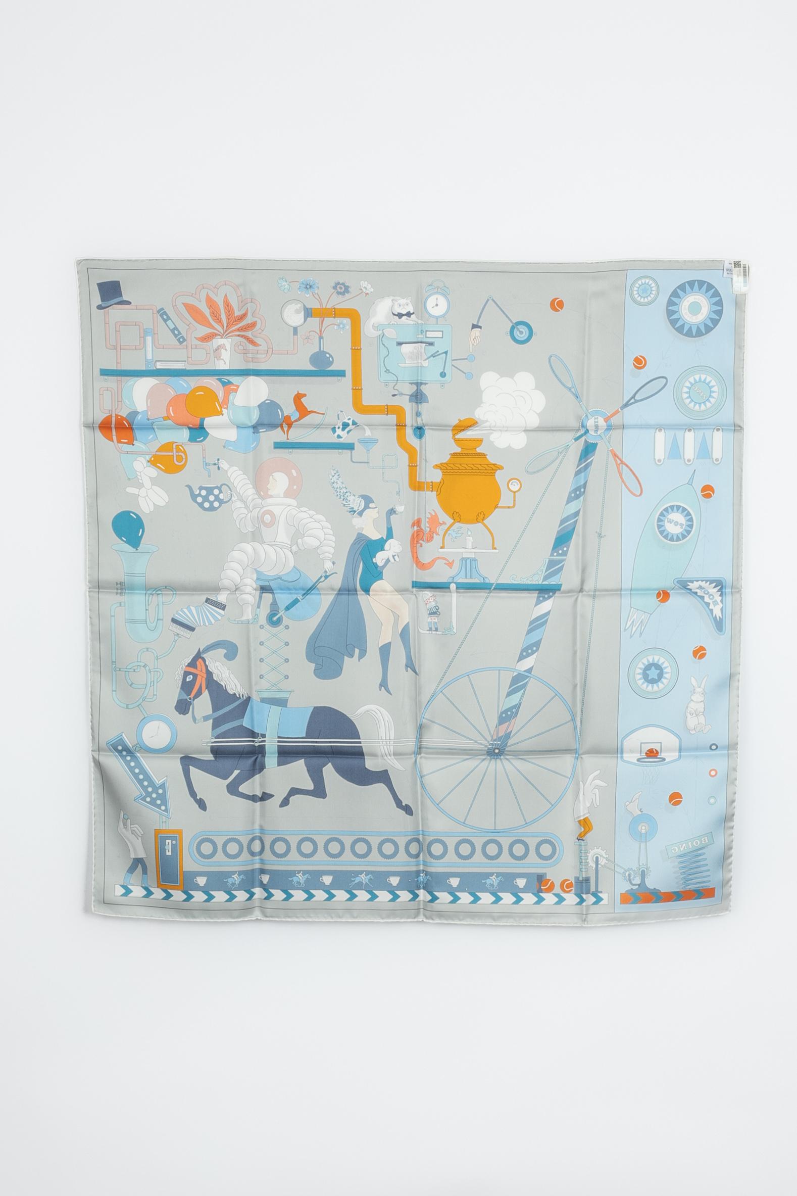 Hermès foulard / scarf 'Tea for two' 1