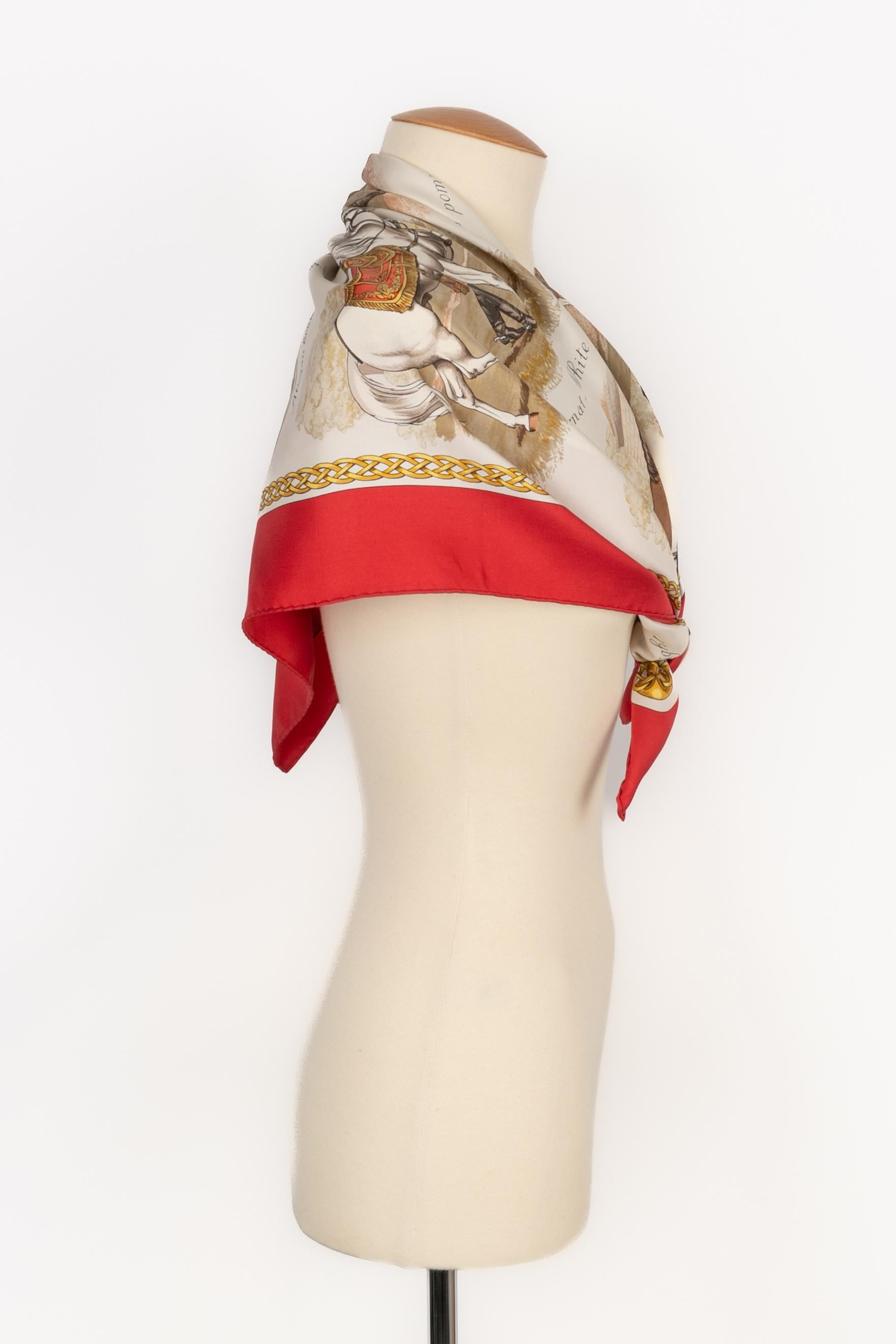 Women's Hermès foulard / scarf 'The dresses' For Sale