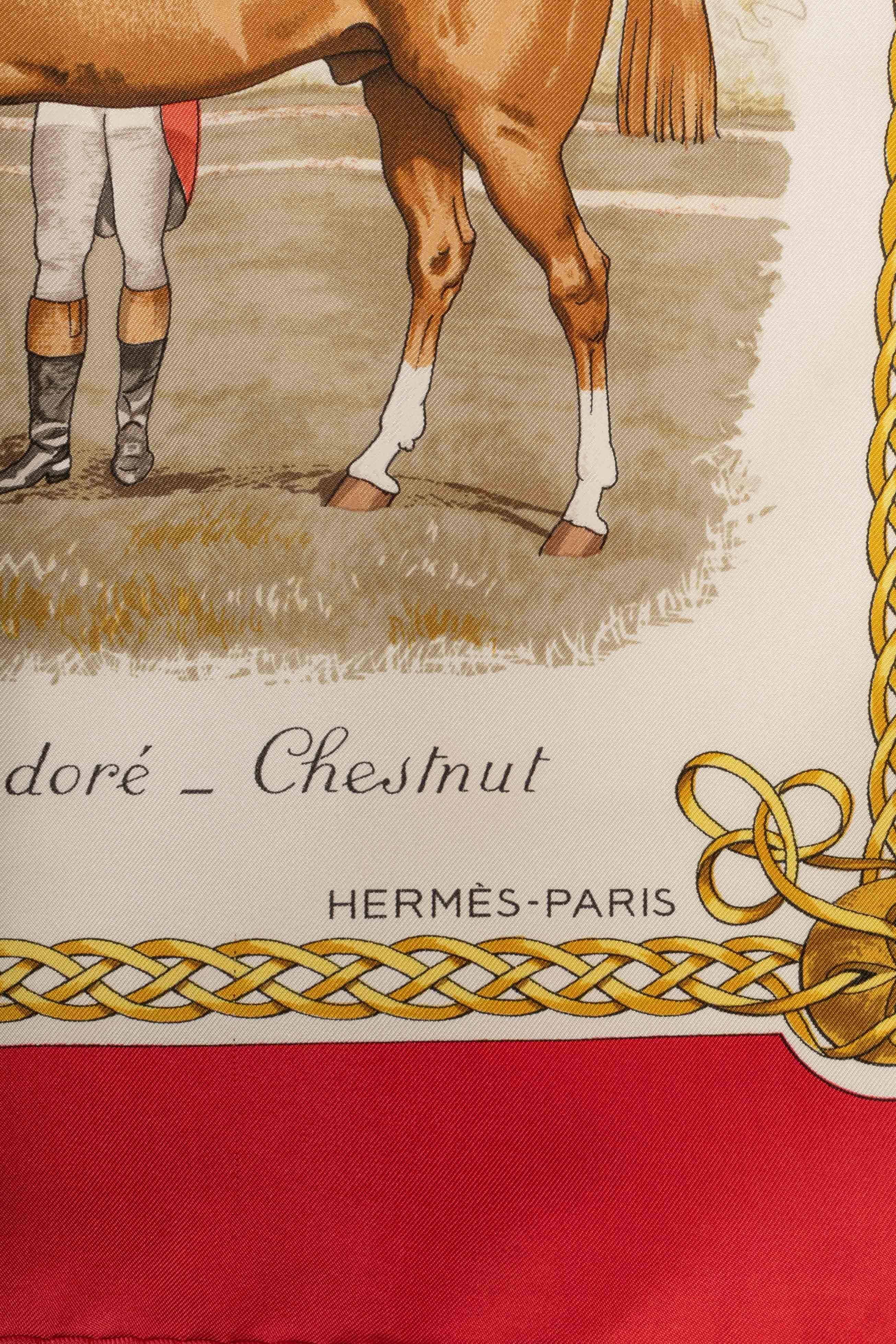 Hermès foulard / scarf 'The dresses' For Sale 2