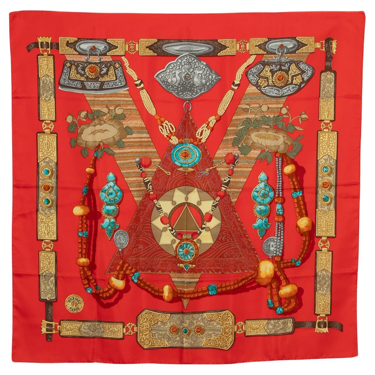 Hermès foulard / scarf 'Tibet'