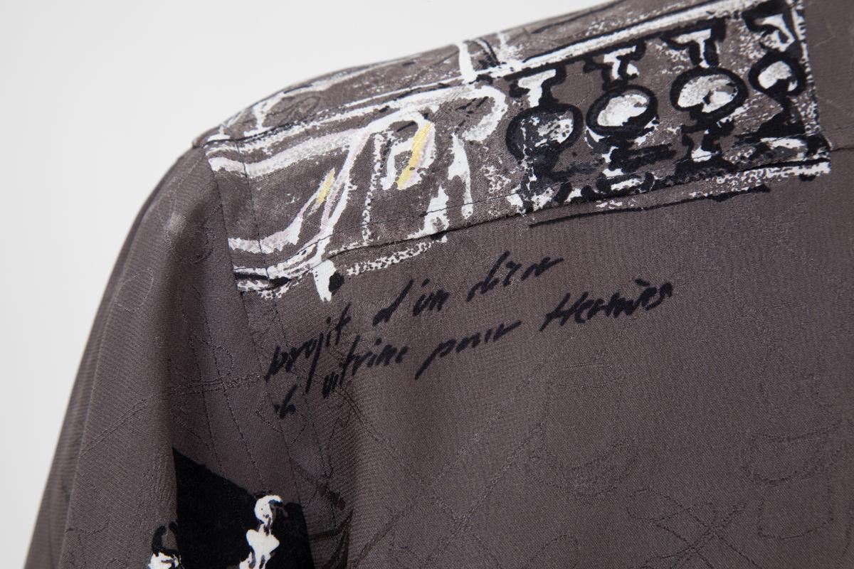 Hermes Silk Jacquard Shirt Blouse, Fall-Winter 2006-2007 1