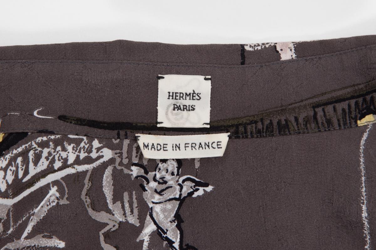 Hermes Silk Jacquard Shirt Blouse, Fall-Winter 2006-2007 4