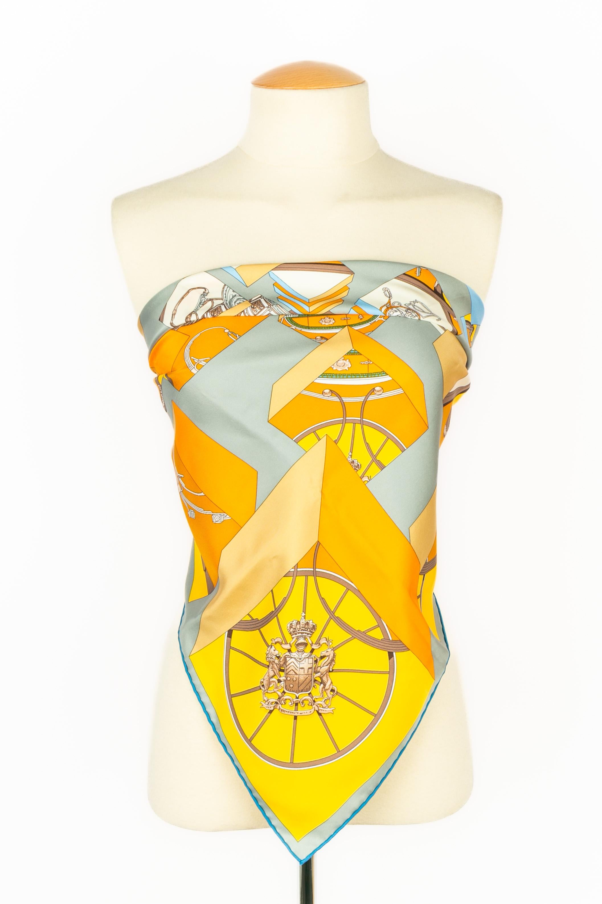 Foulard Hermès 'Manantial Manantial' en venta 5