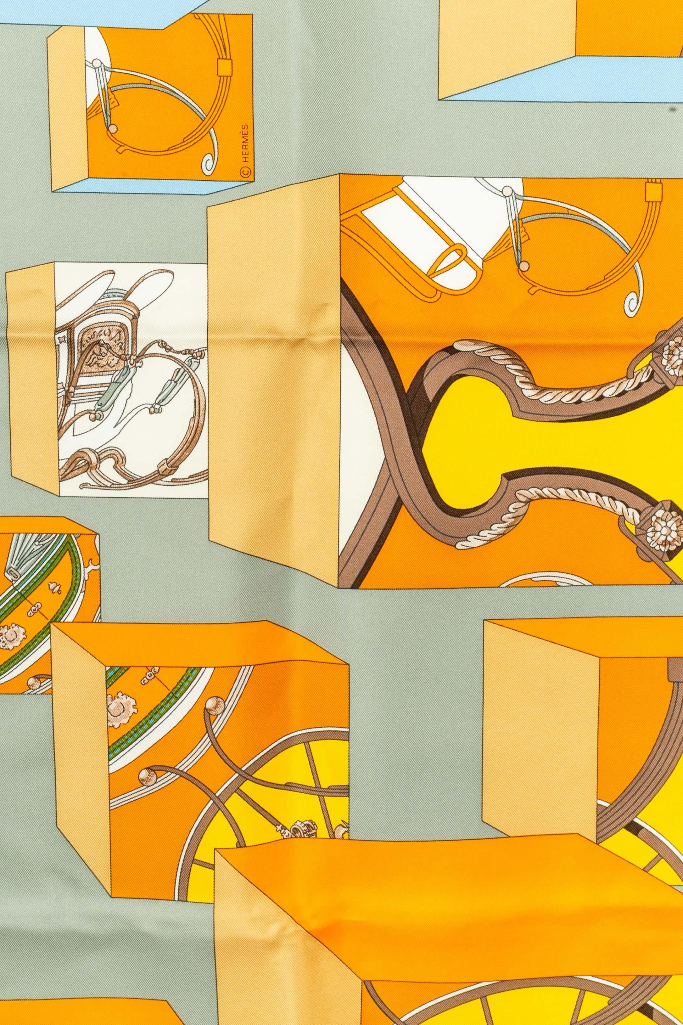 Foulard Hermès 'Manantial Manantial' en venta 1