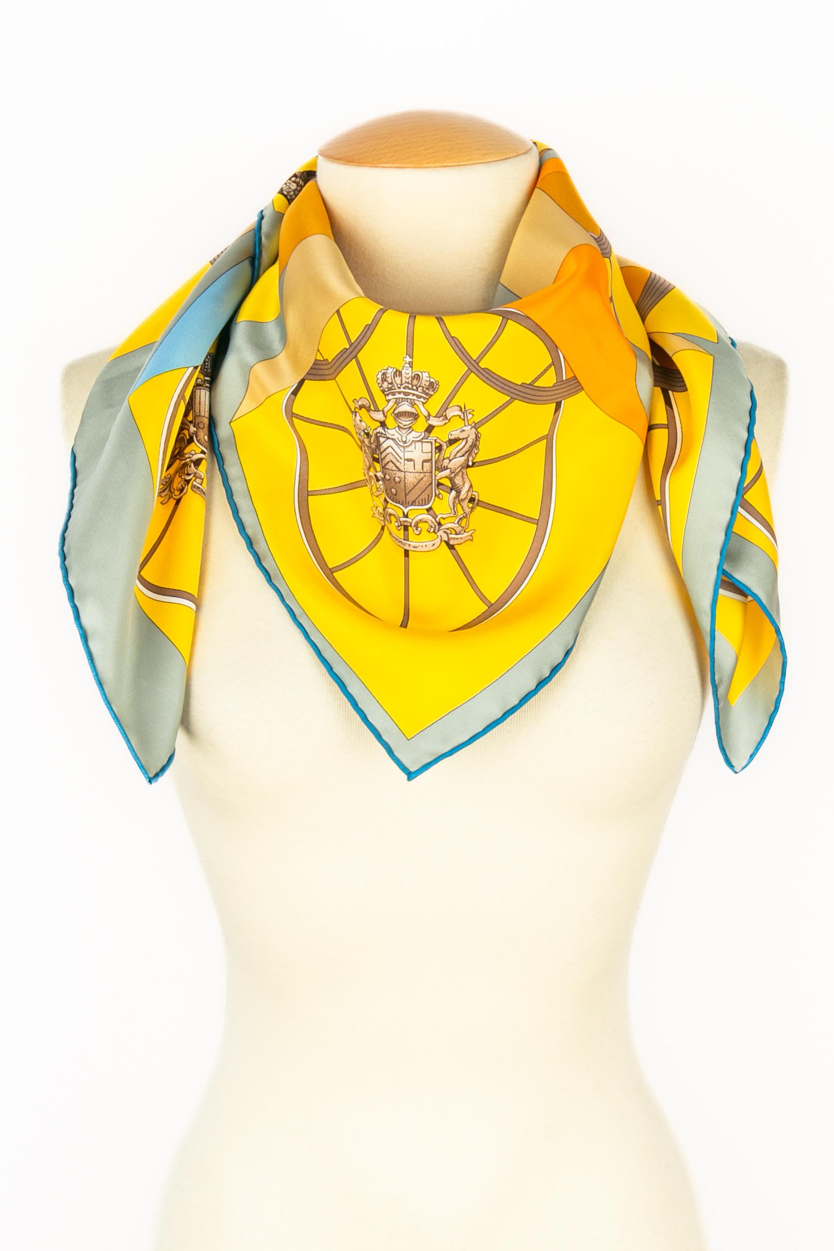 Foulard Hermès 'Manantial Manantial' en venta 4