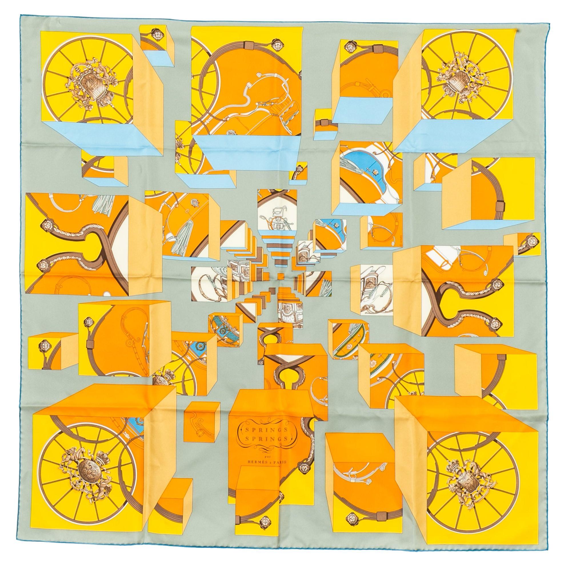 Foulard Hermès 'Manantial Manantial' en venta