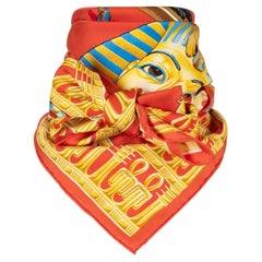 Hermès Foulard "Tutankhamun" Designed by Vladimir Rybaltchenko, 1976
