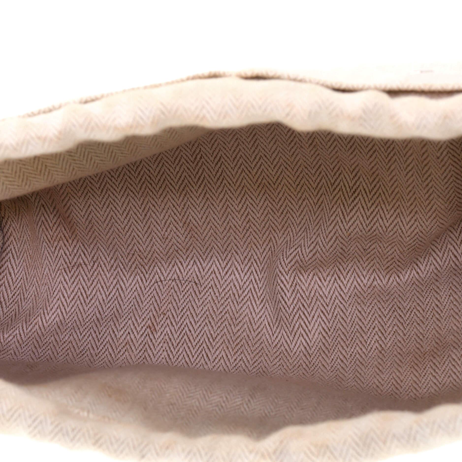 Beige Hermes Fourbi Bag Insert Toile 20