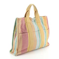 Hermes Fourre Tout Handbag Multicolor Toile MM