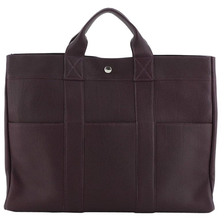 Hermes Fourre Tout Tote Leather MM at 1stDibs