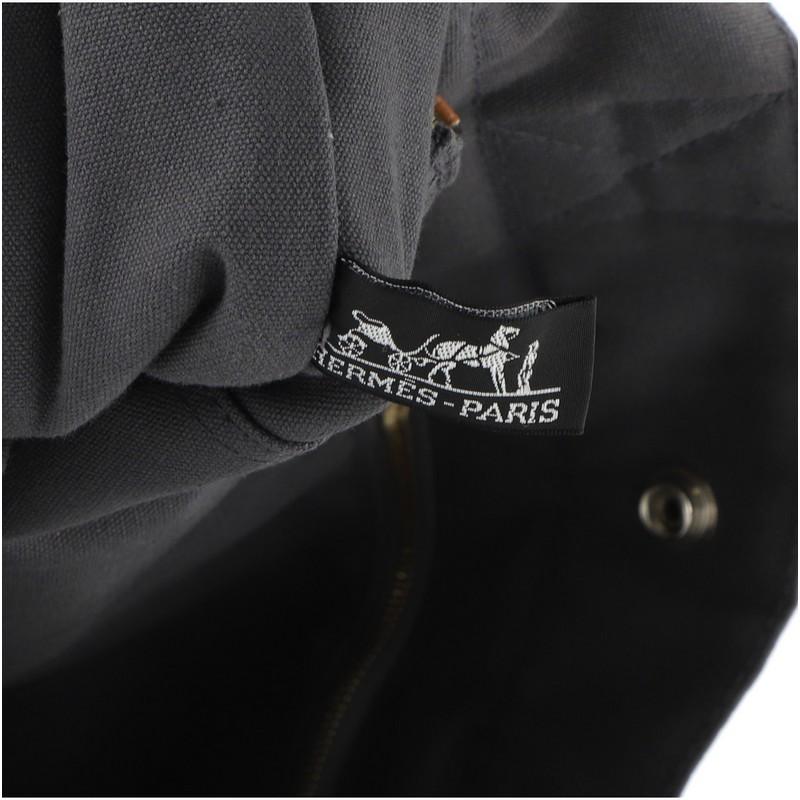 Hermes Fourre Tout Tote Toile MM 4