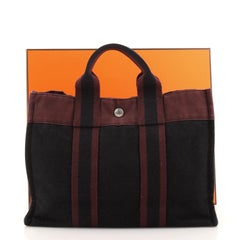 Hermes Fourre Tout Tote Toile PM