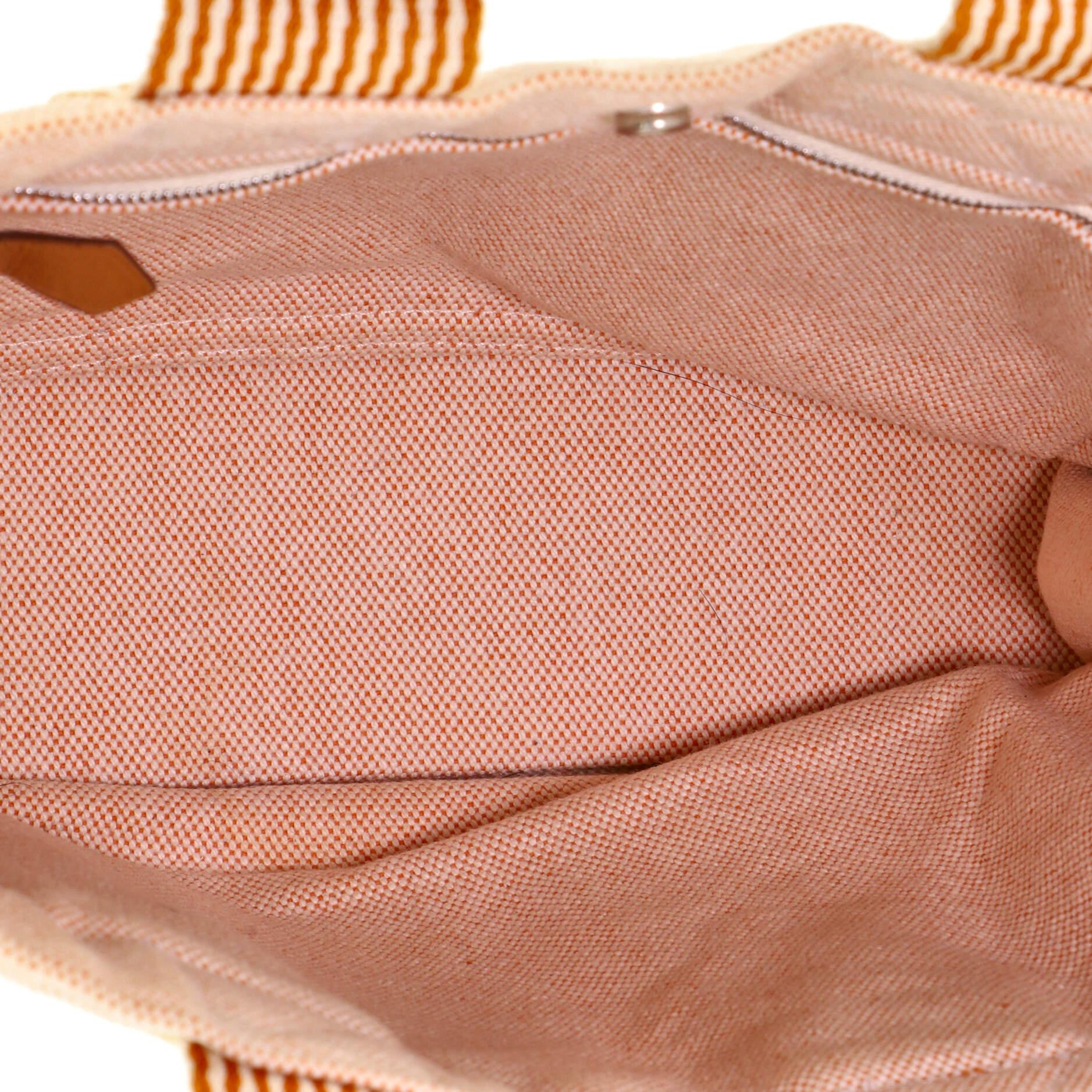 Hermes Fourre Tout Tote Toile PM In Good Condition In NY, NY