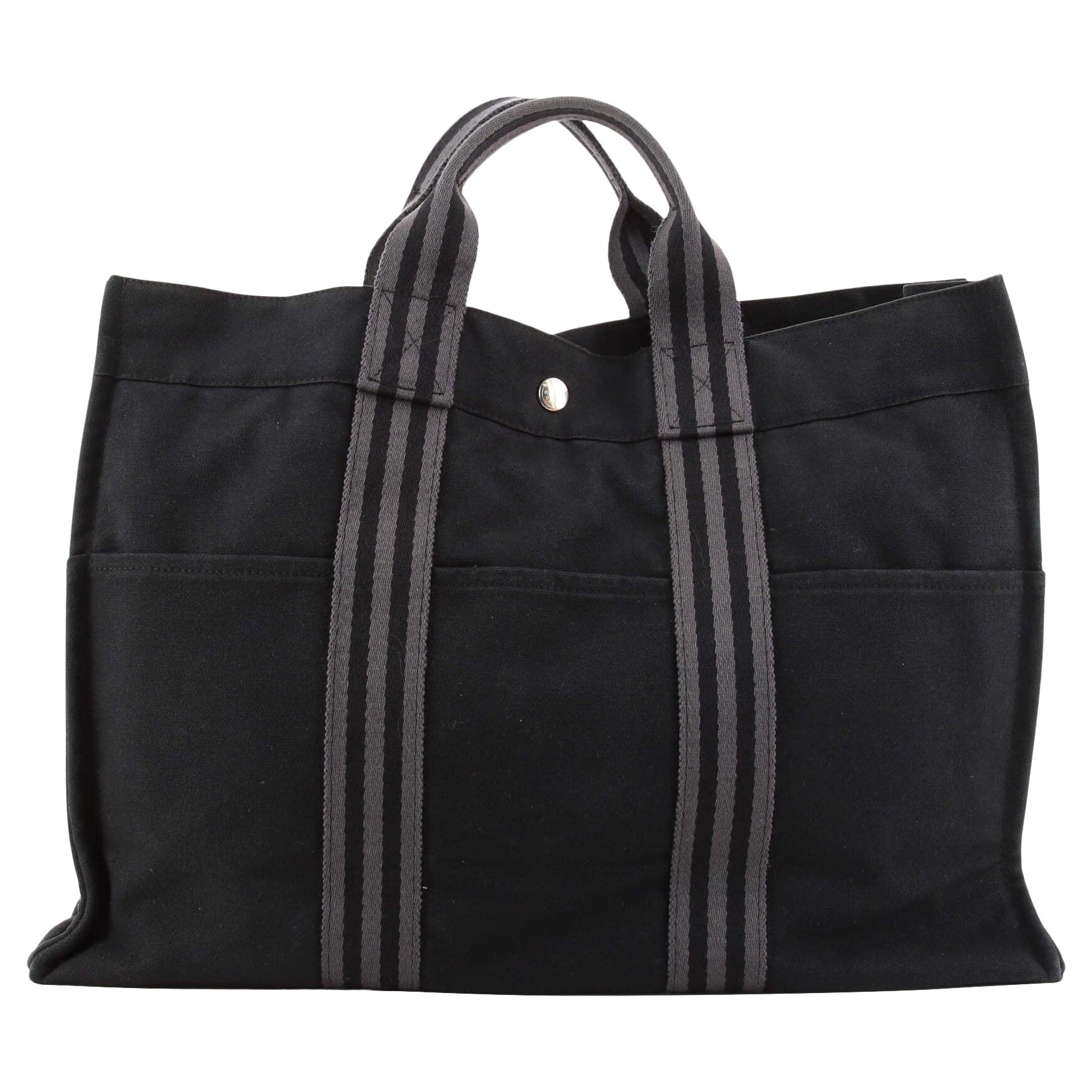 Hermes Fourre Tout Tote Toile PM