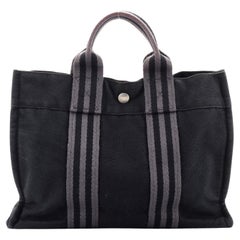 Hermes Fourre Tout Tote Toile PM