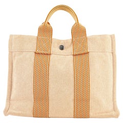 Hermes Fourre Tout Tote Toile PM