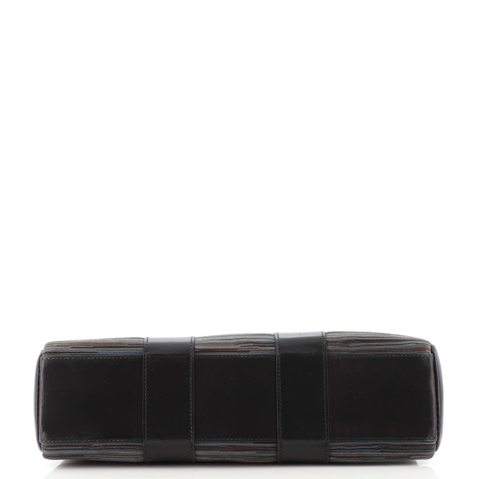Black Hermes Fourre Tout Tote Vibrato and Leather PM