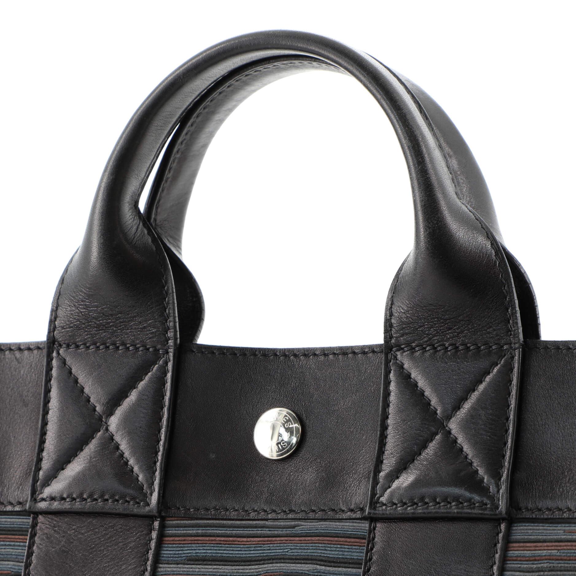 Women's or Men's Hermes Fourre Tout Tote Vibrato and Leather PM