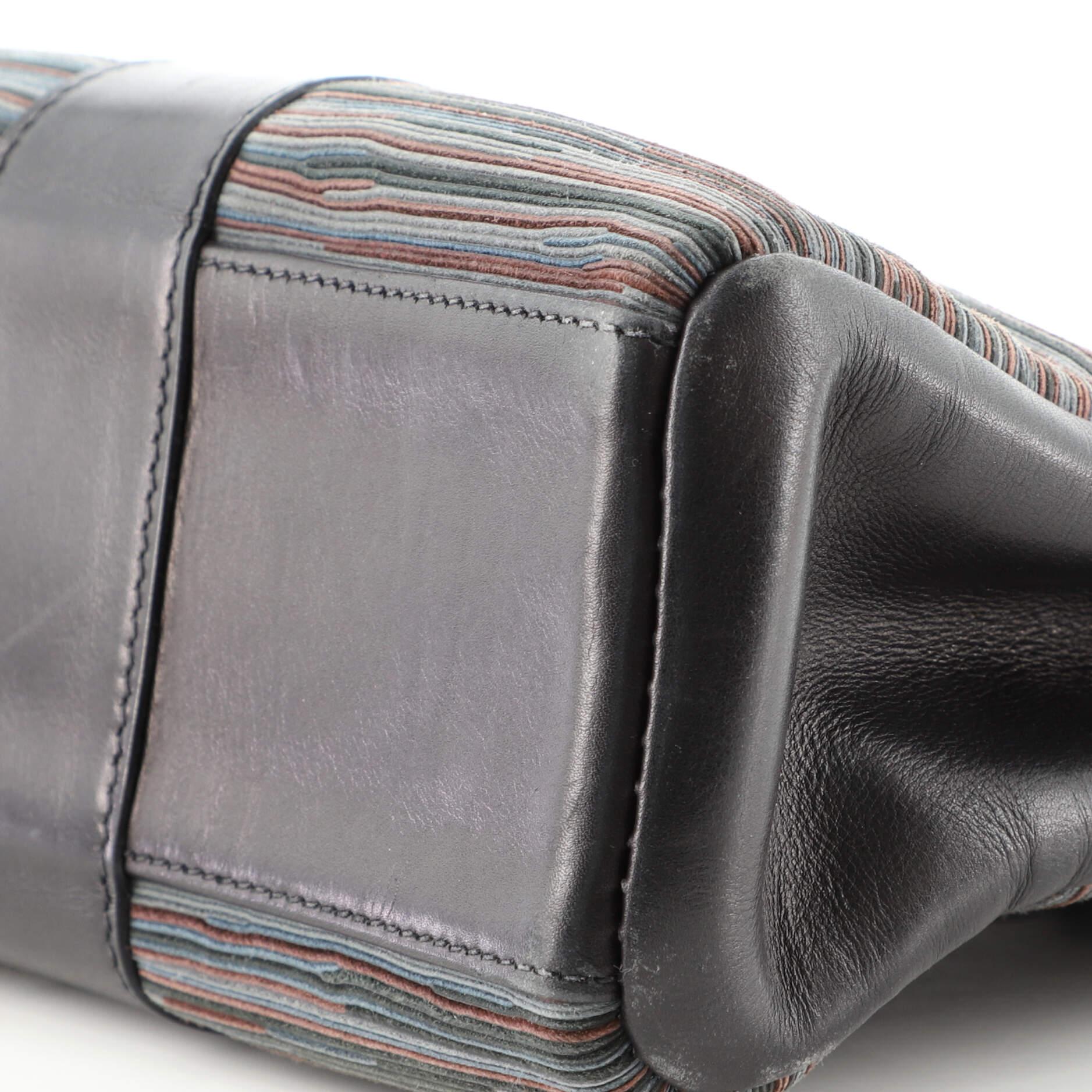Hermes Fourre Tout Tote Vibrato and Leather PM 2
