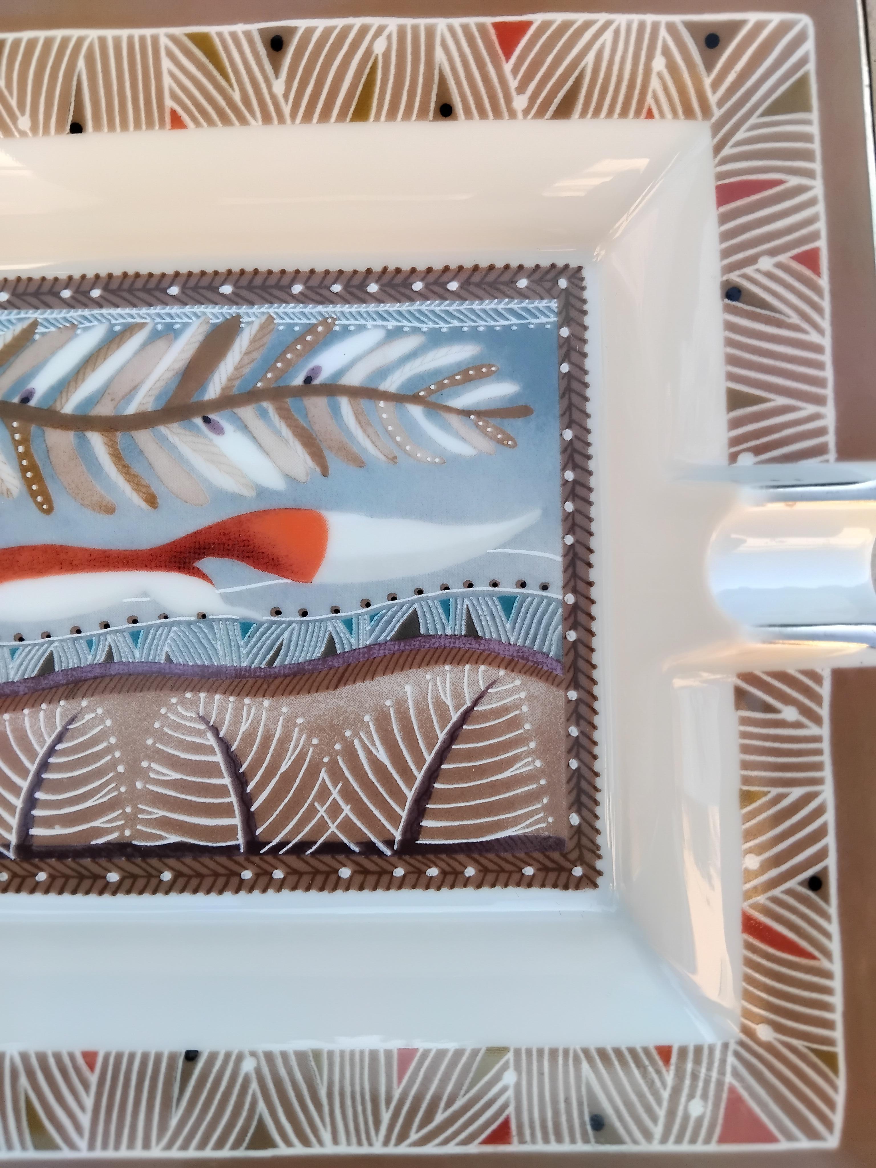 Hermès Fox Cigar Ashtray Change Tray Porcelain 1