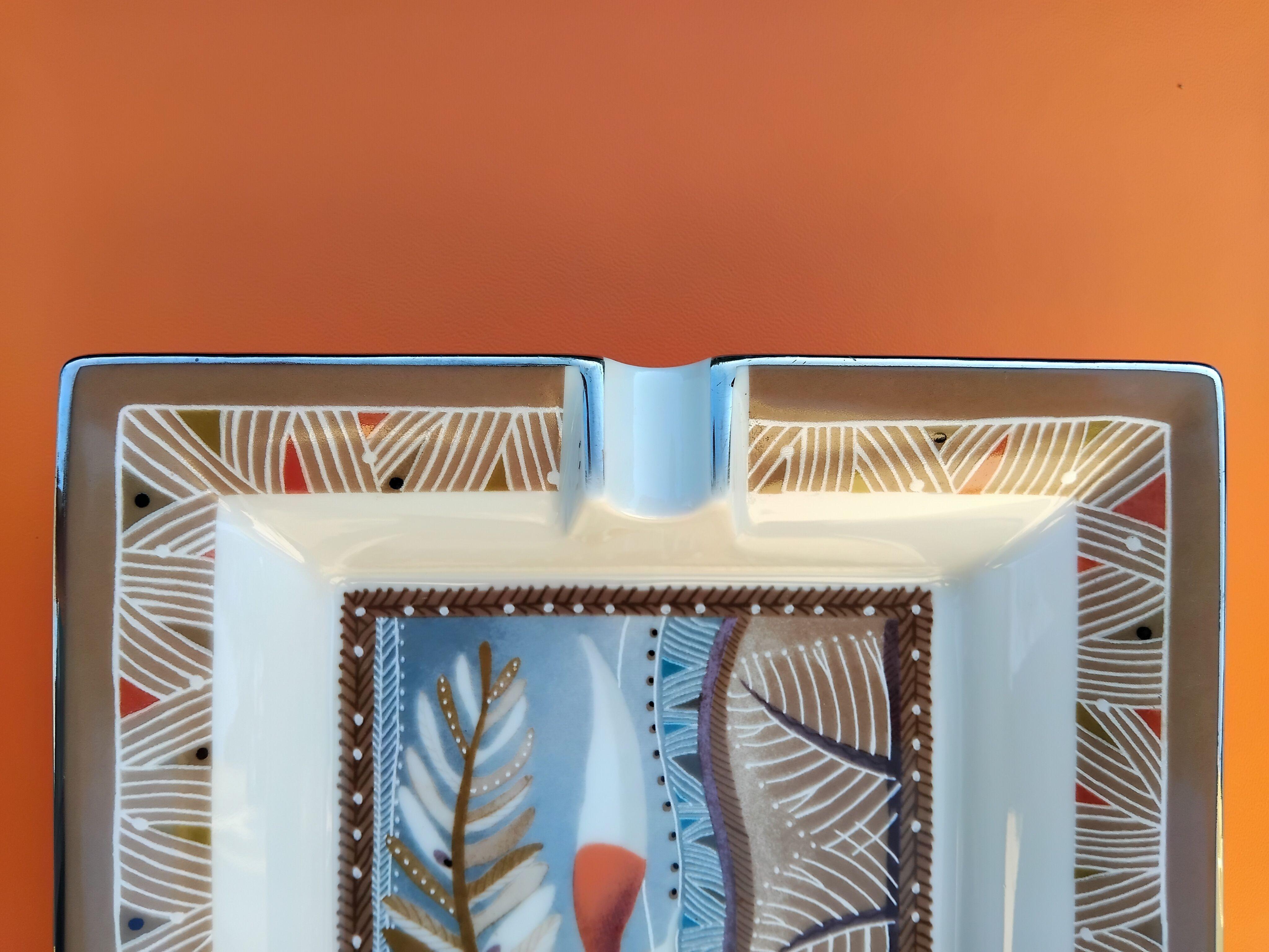 Hermès Fox Cigar Ashtray Change Tray Porcelain 2