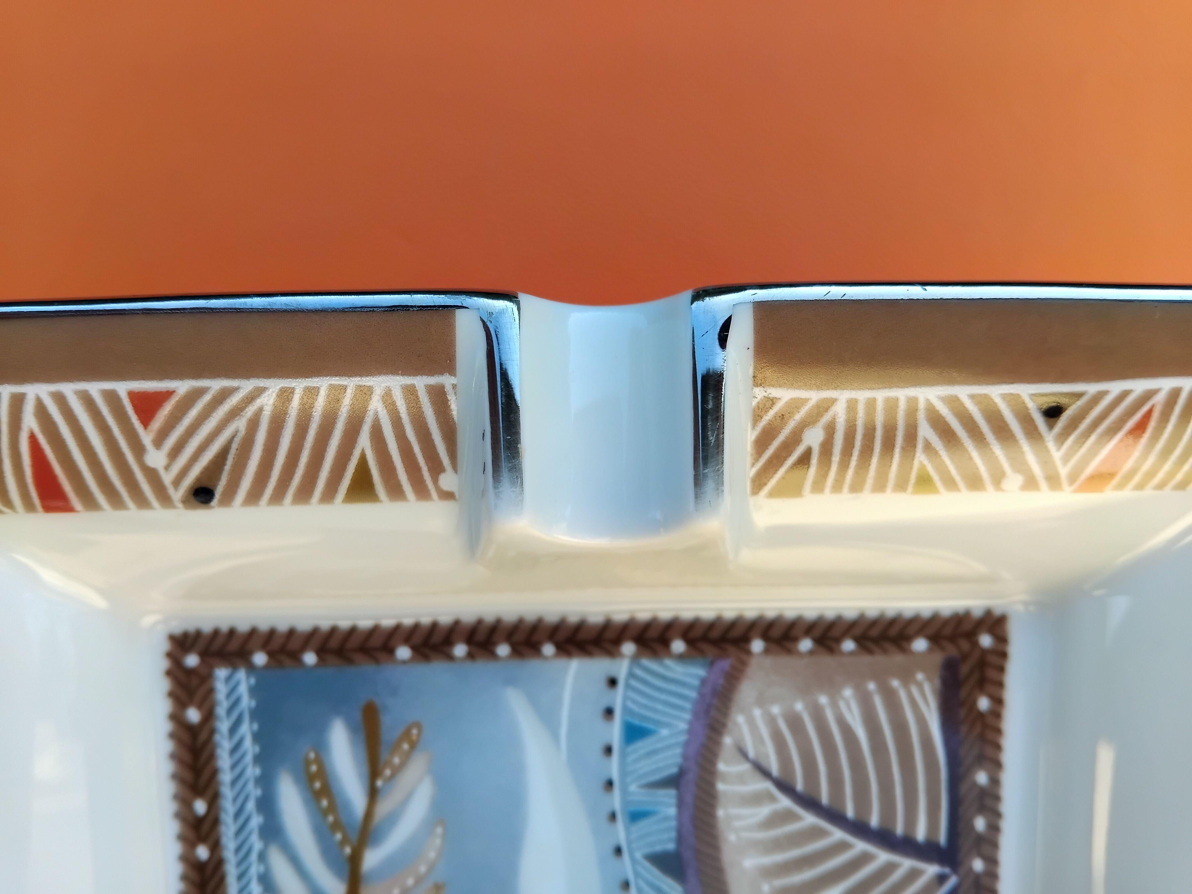Hermès Fox Cigar Ashtray Change Tray Porcelain 3