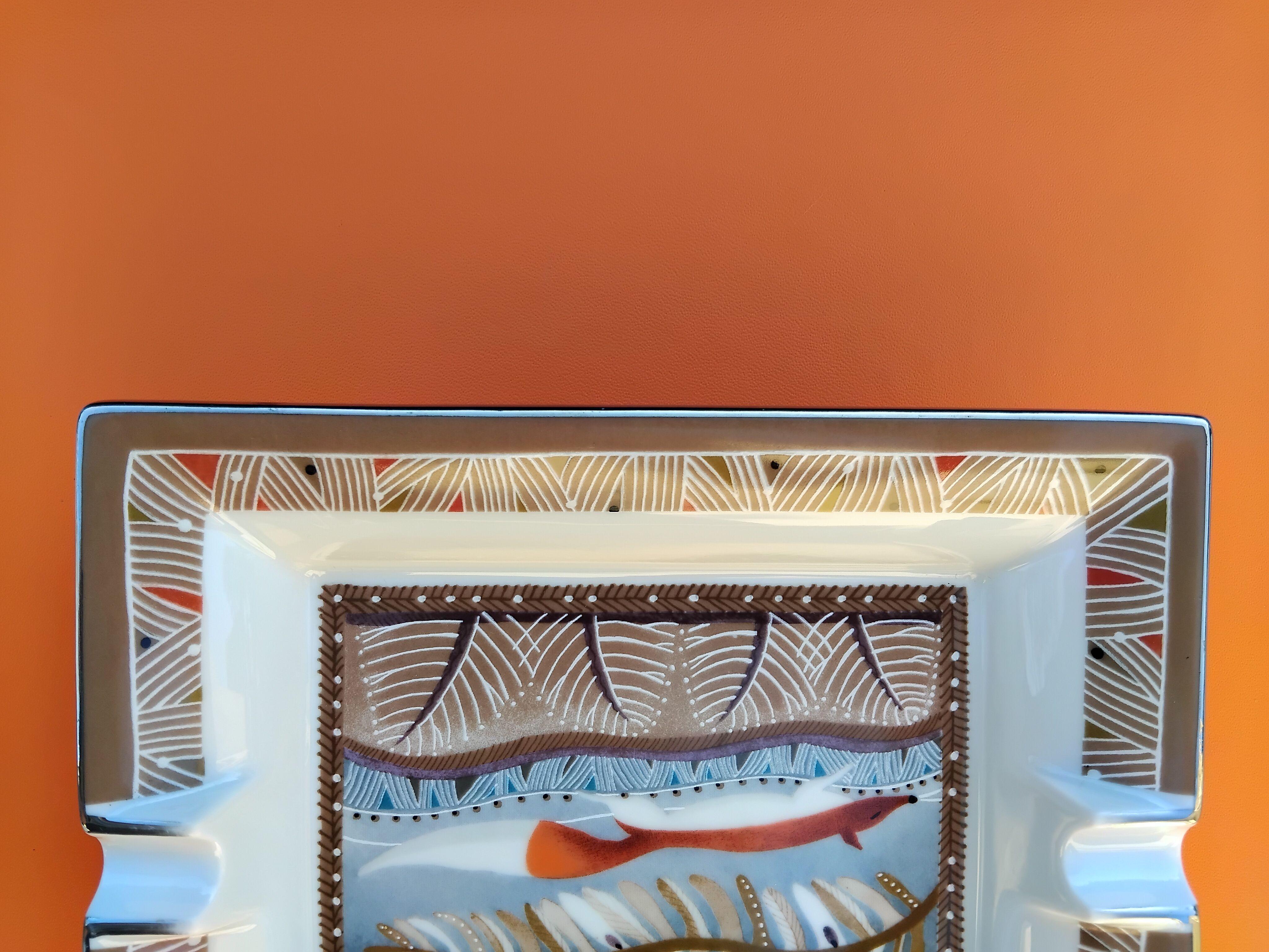 Hermès Fox Cigar Ashtray Change Tray Porcelain 4