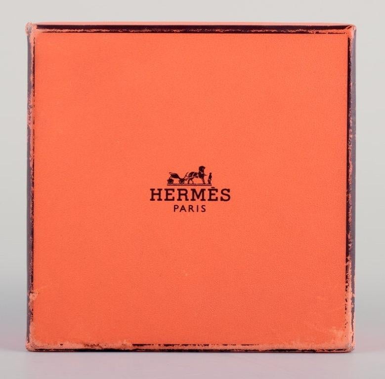 Hermes, France. Clic Clac H bracelet. Gold-plated metal and enamel. 4