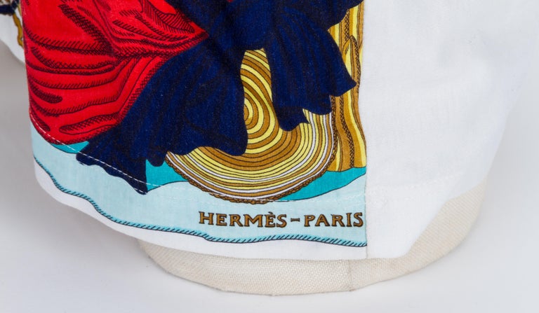 Hermes Fraternite' 1789 Cotton T Shirt Top For Sale at 1stDibs