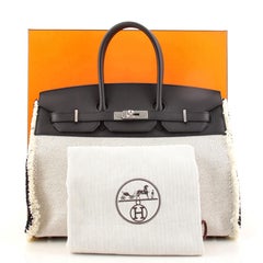 Hermes Fray Birkin Tasche Toile und Swift 35