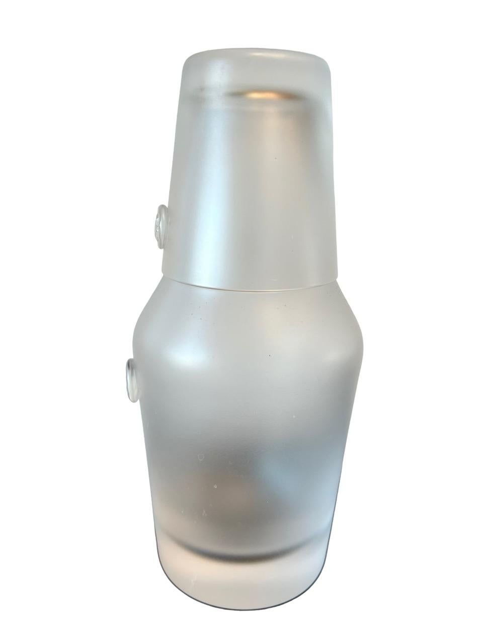 Hermès, carafes de chevet en cristal givré (2 pièces) en vente 4