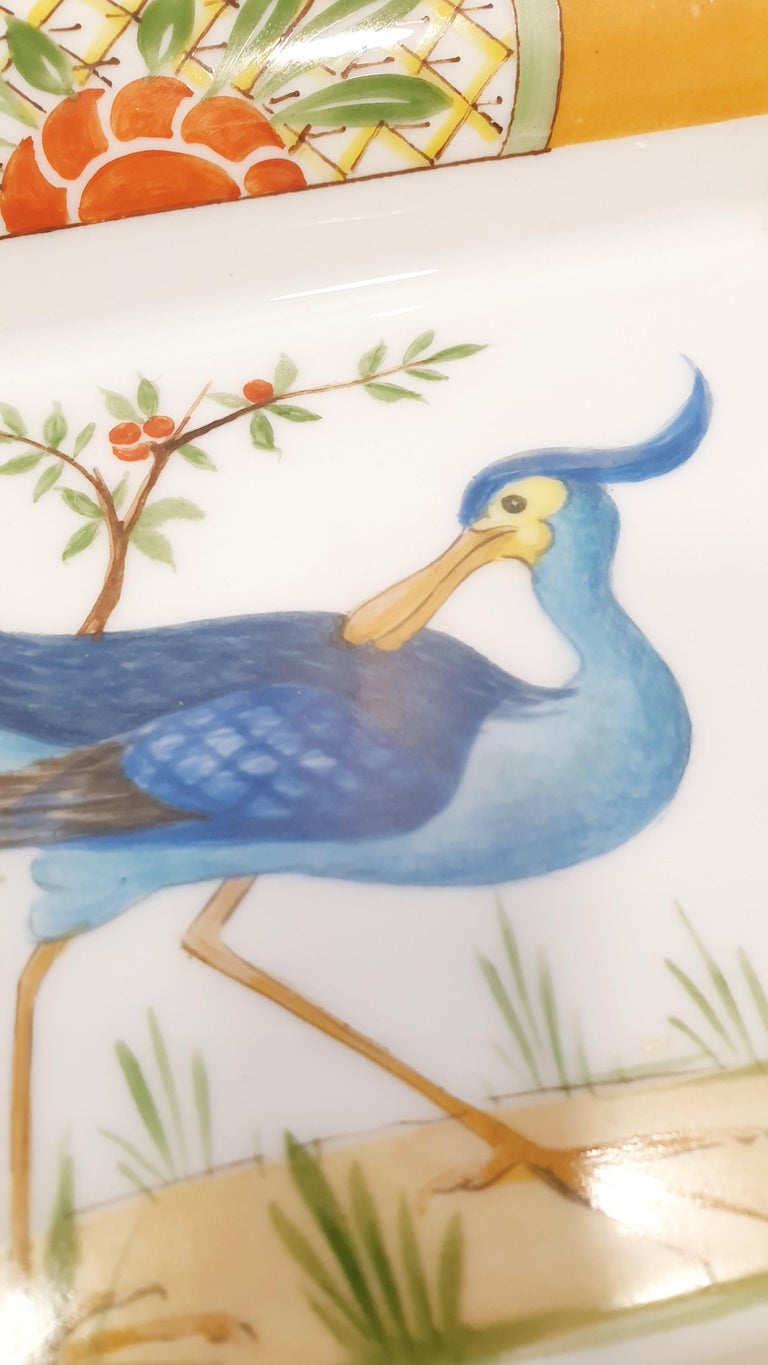 Hermès French Ceramic Ashtray For Sale at 1stDibs